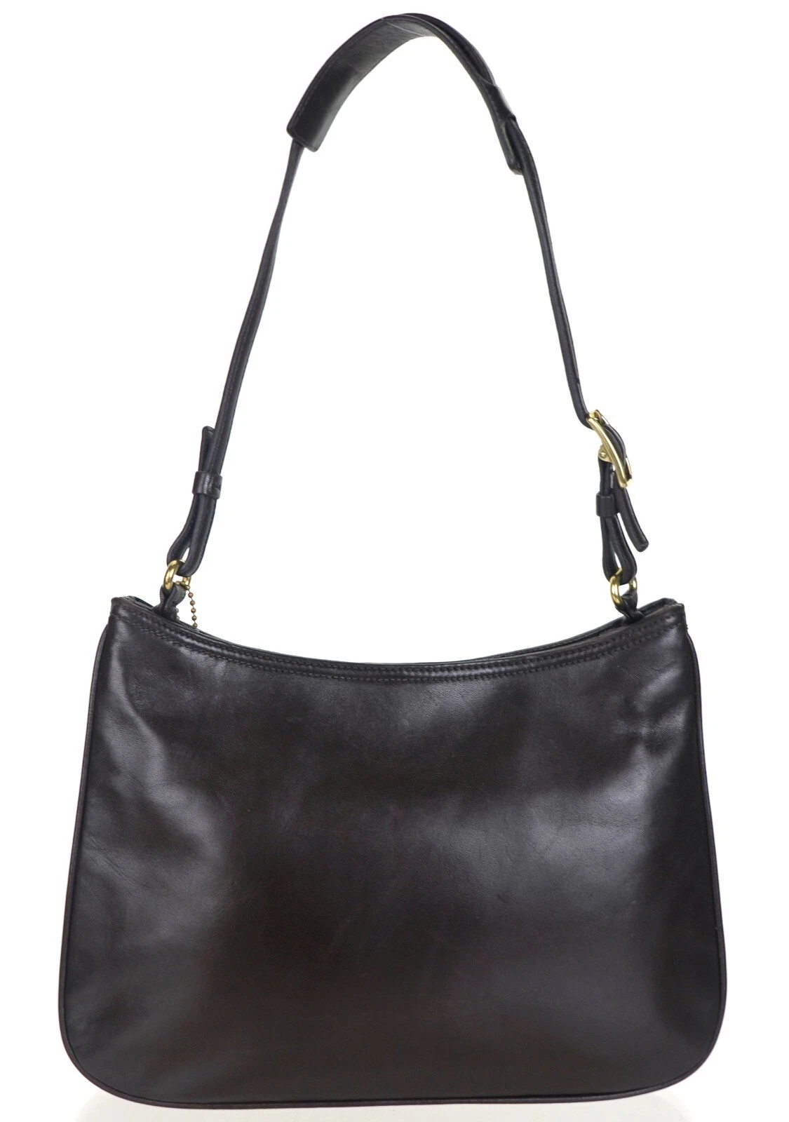 Borsa a tracolla vintage Coach in pelle marrone baguette E1K 8166 ottima!