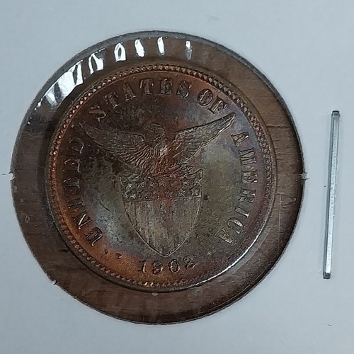 1903 Half Centavo Philippines - 第 1/2 張圖片
