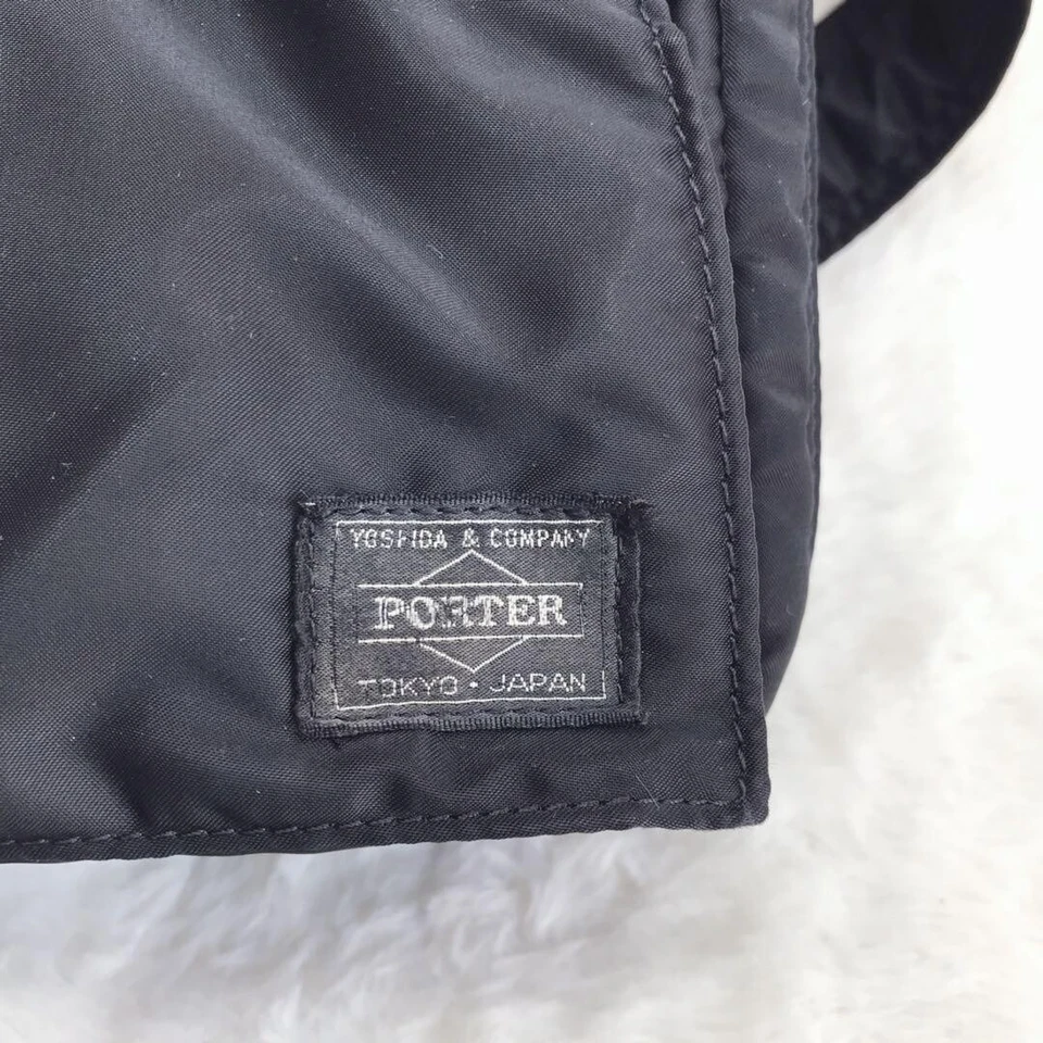Bolso de Hombro YOSHIDA PORTER Tanker S Bolsa Negra Usado Japón Envío Gratuito Foto 4 de 4