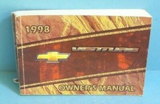 98 1998 Chevrolet Venture Owners Manual