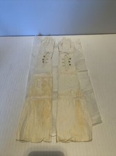Vintage Christian Dior Long White Leather Gloves Made in France