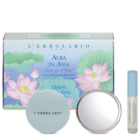Alba in Asia Kit Makeup Illuminante Lipgloss Luce Per Il Viso L'Erbolario