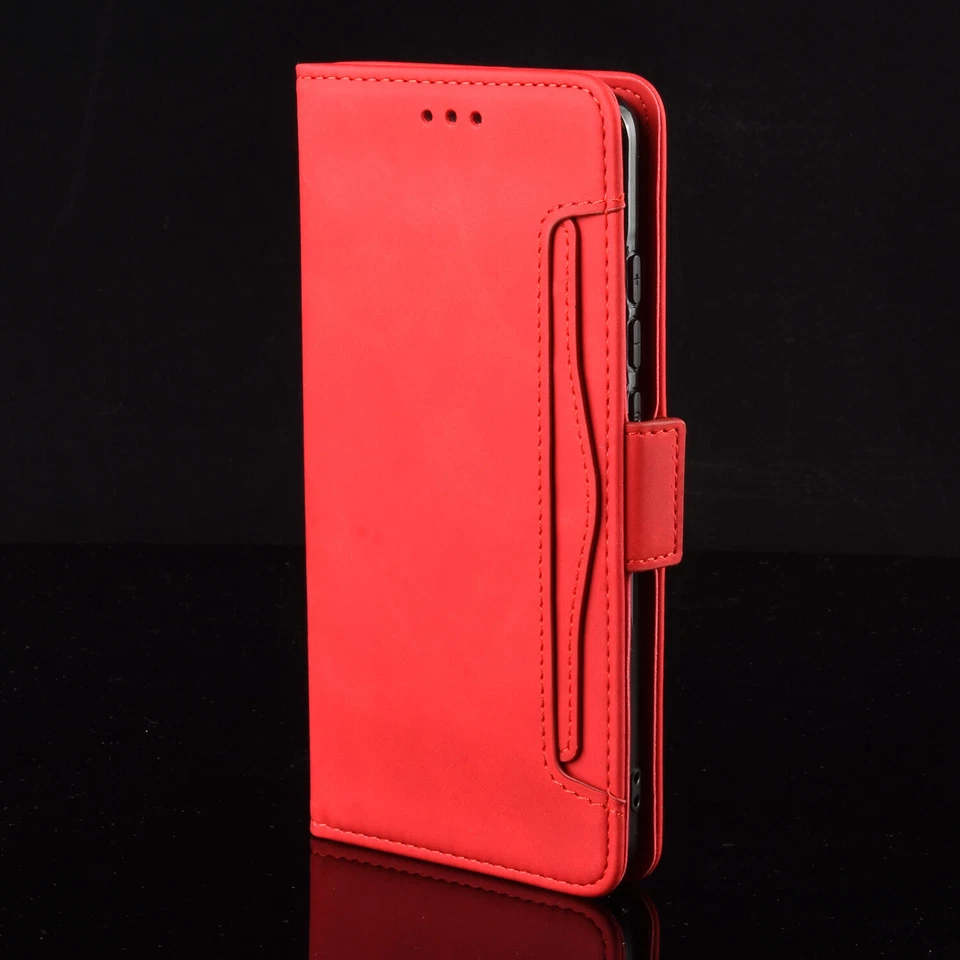For Alcatel TCL A3 A509DL Case Card Holder Flip Leather Wallet Stand Cover - Image 4 of 4