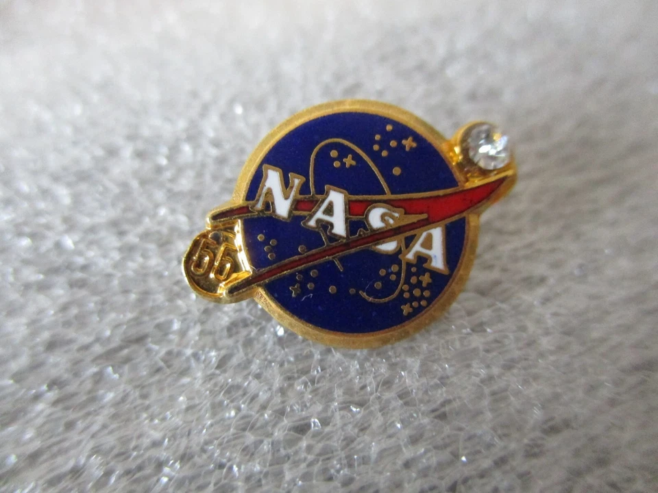 NASA MSFC PINS/TIE TACKS-8*RARO* 55 AÑOS DE SERVICIO+APOLLO LUNAR ROVER+COHETE SATURNO+ Foto 4 de 4