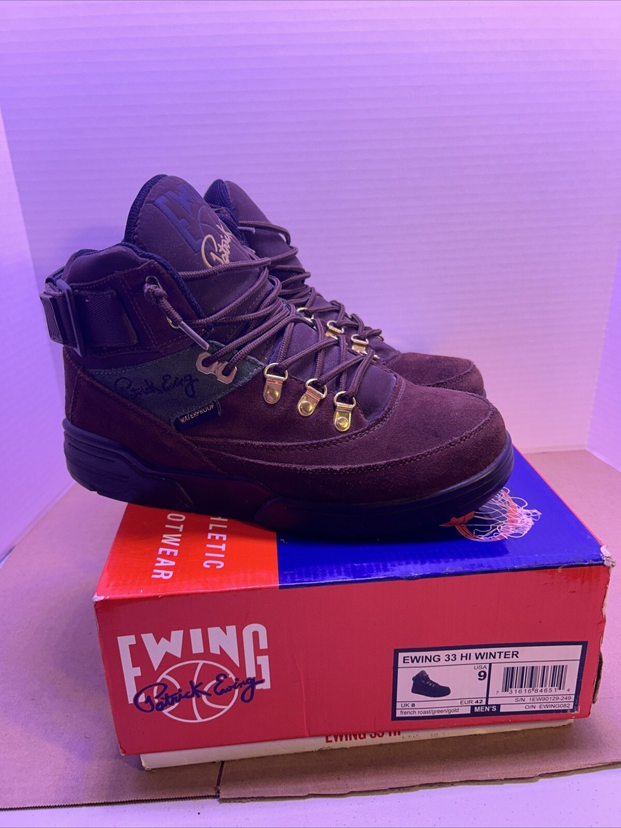 Ewing 33 Hi Winter Sz French Roast/green/gold W Box