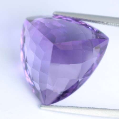 26,72 kt echter 100 % natürlicher Amethyst 19,2 x 18,8 mm Billionenschliff loser Edelstein - Bild 5 von 7