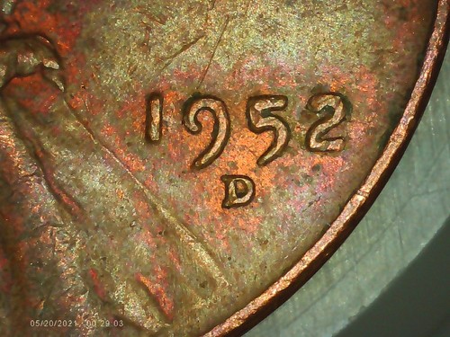 1952 D Lincoln Wheat Penny Doubled Die Obverse DDO High mint state Sharp rim - Picture 5 of 7