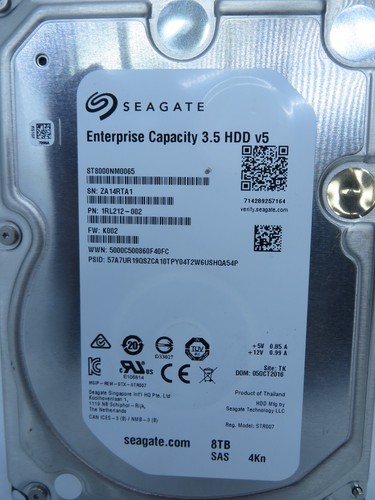 Seagate 8 TB 256 MB 7200 Rpm SATA Enterprise, ST8000NM0055 - Foto 6