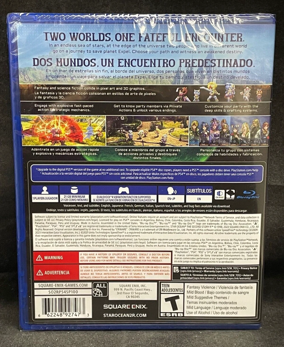 Star Ocean: The Second Story R for PlayStation 4