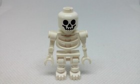 Lego Ninjago Skulkin Skeleton 1 1/2" Blk eye Skeleton Bones Authentic Minifigure