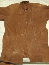 Ladies Real Leater Coat Etam Size 12, Mid Length