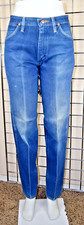 Vintage Wrangler Jeans 30 x 32 70s Blue Worn In Fade Bronze Stitch Made USA