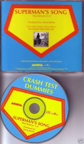 CRASHTEST DUMMIES Superman's Song PROMO DJ CD Single SUPER MAN 1991 USA NEUWERTIG - Bild 1 von 1