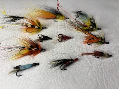 12 Salmon Flies - Various Patterns - Lovely Mixture - New & Boxed - Good Price - Picture 3 of 7