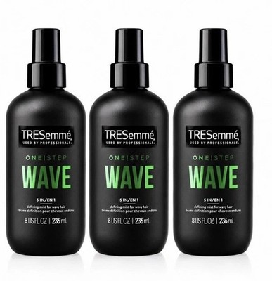 Tresemme One Step Wave 5 in 1 Defining Mist for Wavy Hair 8 oz x3