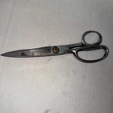 Vintage Clauss Chrome USA Industrial Scissors - No. 320 Moly
