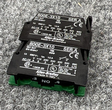 Lot of 2 - Allen Bradley 800E-3X10 Contact Block Used