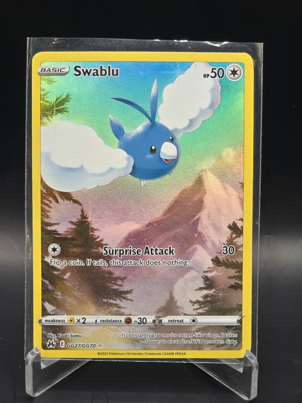 Pokemon Swablu GG27/GG70 Crown Zenith Galarian Galary NM