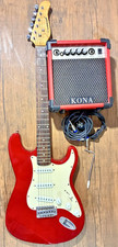 Crestwood PRO Electric Guitar 6 String & Amplifier Modelo: KCA15, 12 Watt Amp.