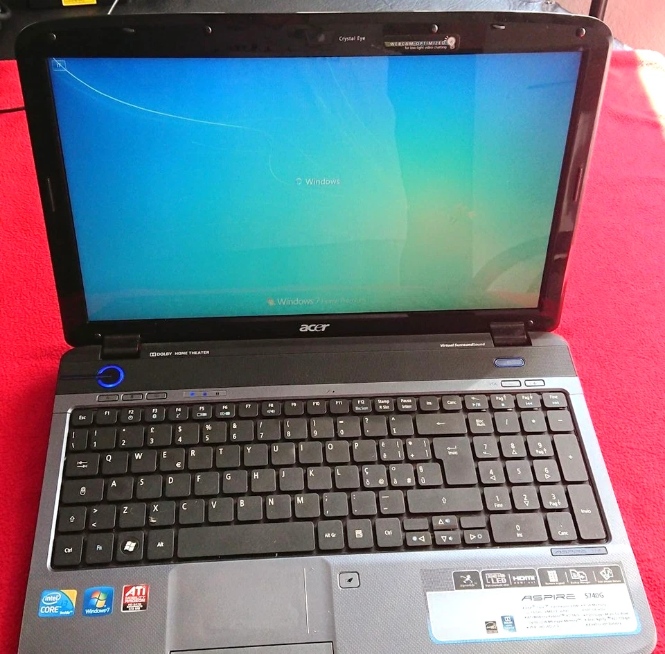 ACER ASPIRE 5740G INTEL CORE i3 - PERFETTO  in OTTIMO STATO - Display 15,6" LED - Imagen 4 de 4