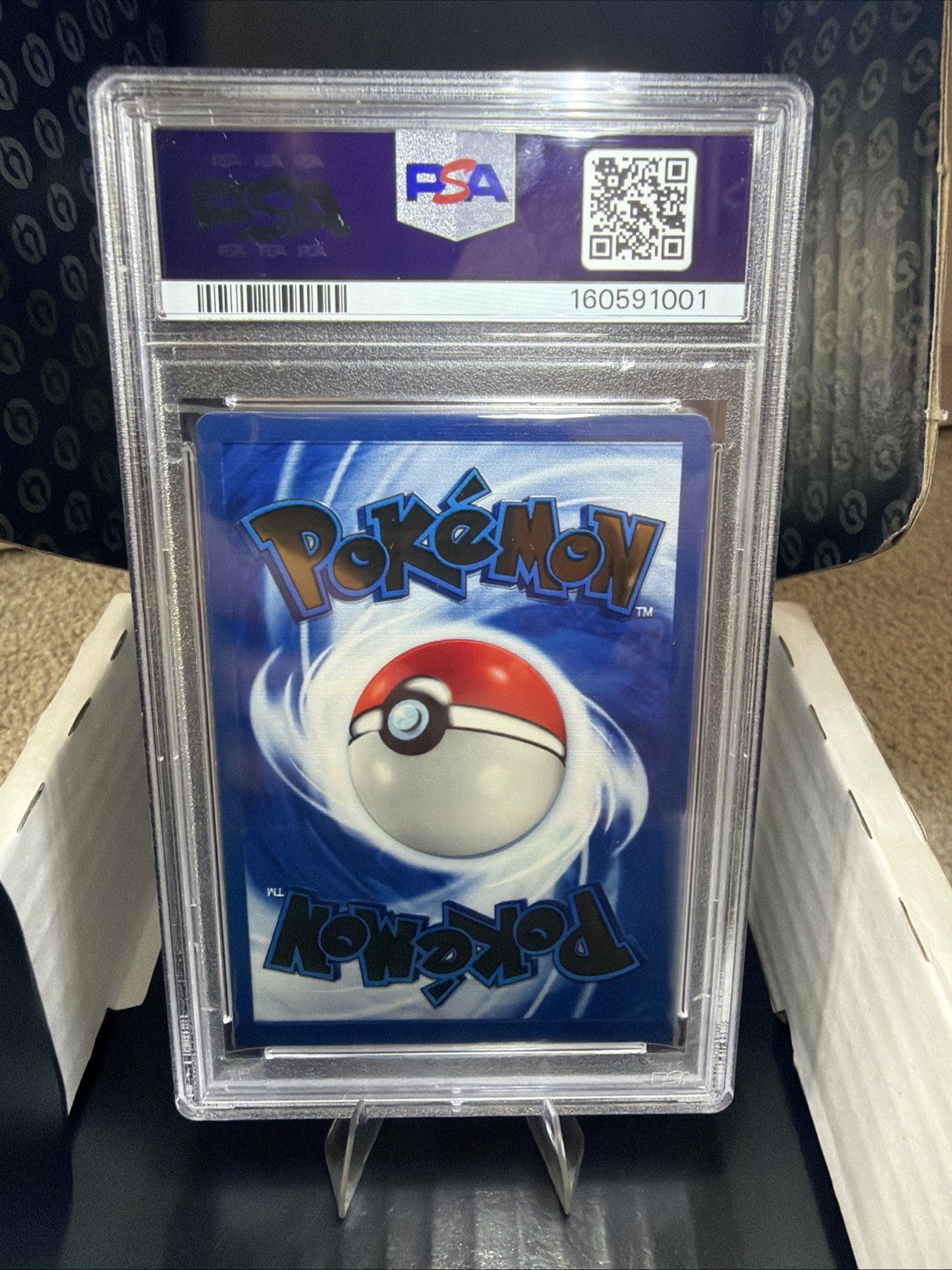 PSA 8 Charizard (Celebrations Metal Card) 4/102 25th Anniversary UPC view 2
