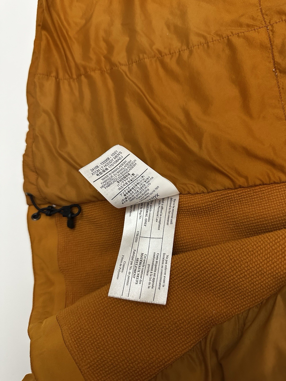 Arc'teryx Atom LT Hoody Men's Size L Revel Orange Insulated Jacket image 4