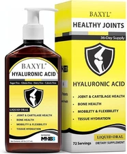 Baxyl Hyaluronic Acid Liquid – Joint Relief, Cartilage & Mobility Support – 6 oz
