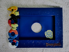 Vintage Disneyland Bendable 4x6 Picture Frame Blue 2000 Mickey Goofy Donald NEW