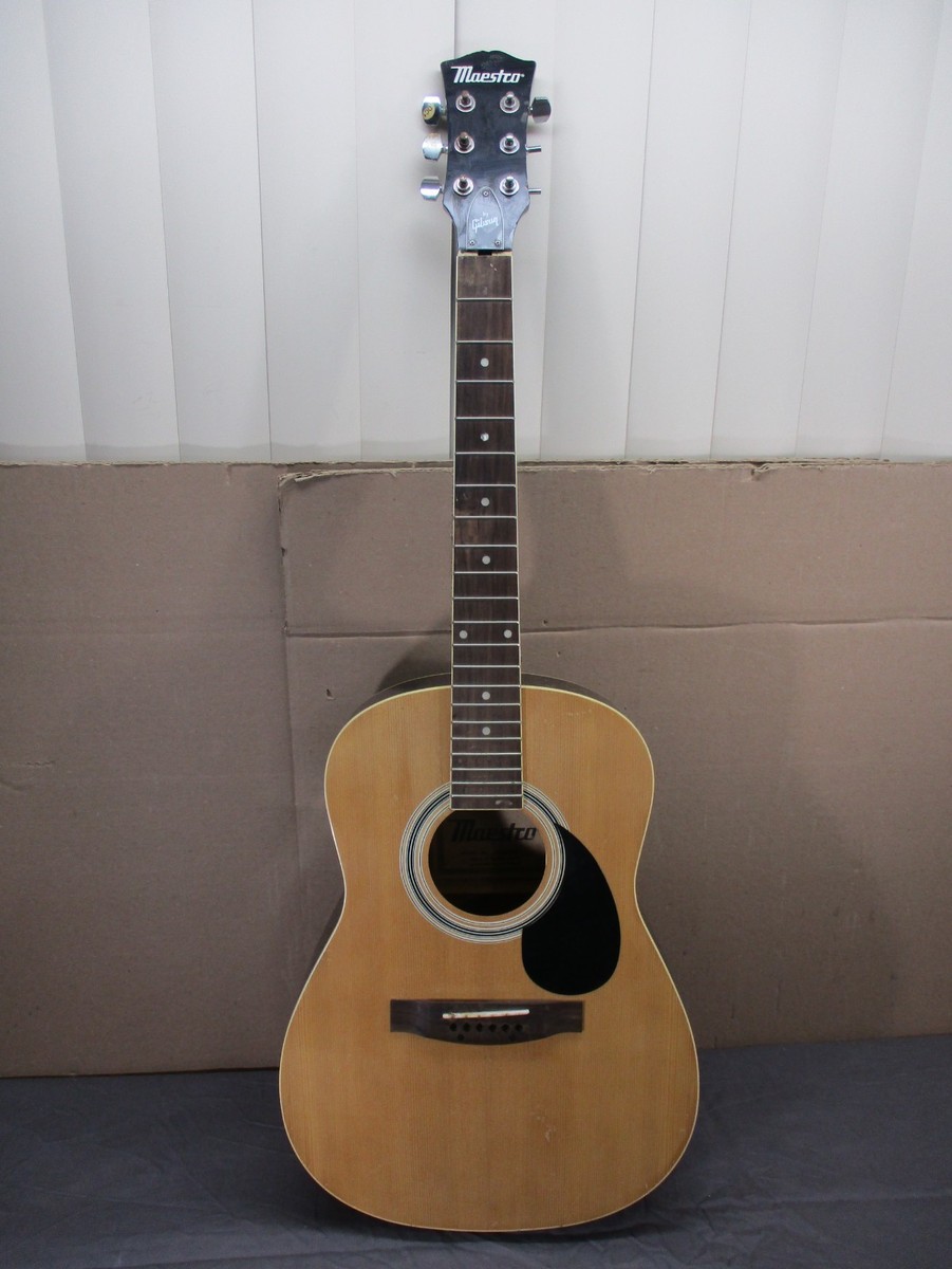 Vintage Gibson Maestro Macinach Acoustic 6-String Guitar for