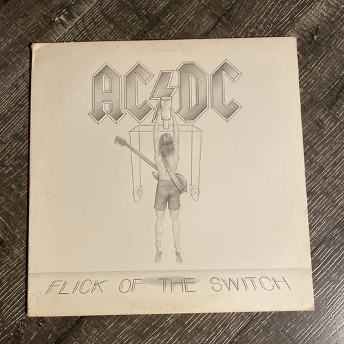 AC/DC ‎– Flick Of The Switch LP 1983 Atlantic ‎80100 Vinyl Record (S)