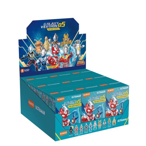 Ultraman Galaxy Version 5 Blokees Mini Model Kit Case of 9 NEW SEALED - 第 9/18 張圖片