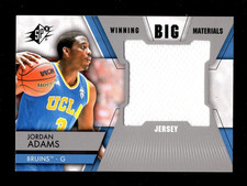 2014-15 SPX WINNING MATERIALS JORDAN ADAMS GAME USED JERSEY UCLA BRUINS