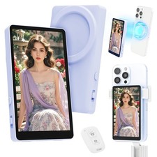 Selfie Monitor Screen, Vlog 4K 30fps Video Recording for iPhone Android Rea...