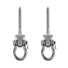 1500 Lbs. Capacity Heavy Duty Stainless Steel Swing Hangers with Bearings-Quiet