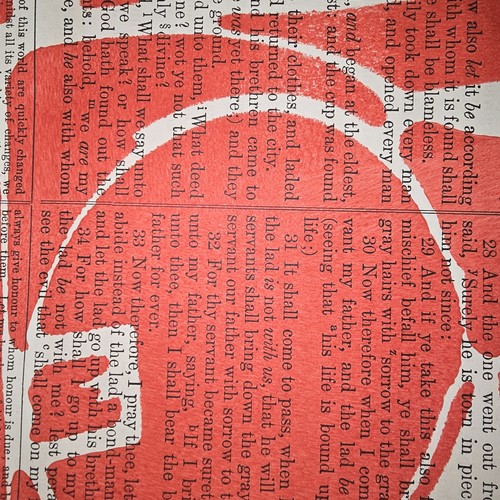 Beatbox Reclaimed Holy Bible Page Original Artwork By Blink Friction Signed New - Picture 3 of 7
