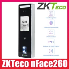 ZKTeco nFace260 Facial Recognition Fingerprint Time Attendance Access Control