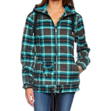 Softshels hyperfleece checked hooded womens jacket O NEILL size S womens