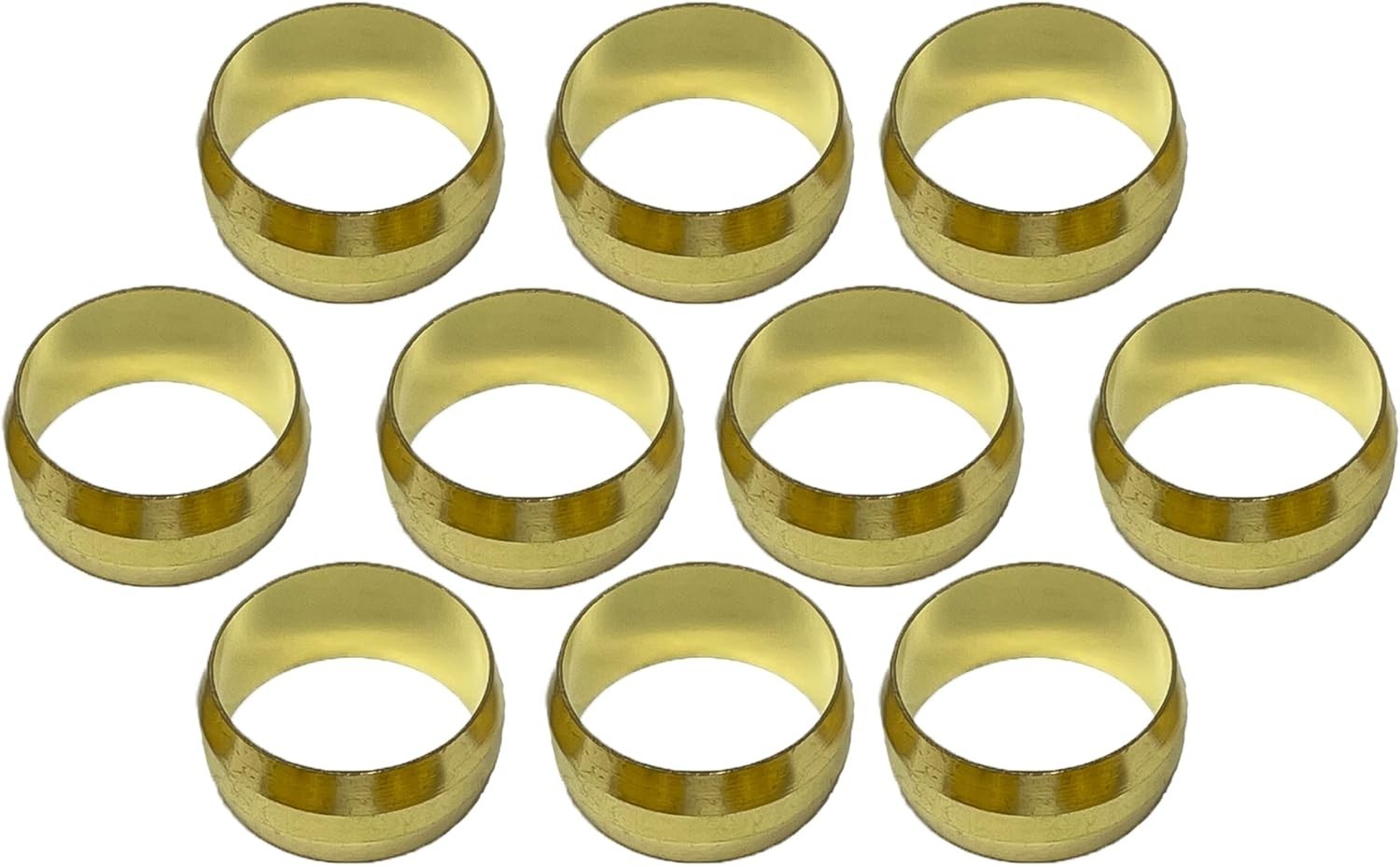 Brass Compression Fitting Ferrule Sleeve Tube Fitting - 5/8" Tube OD -ACR