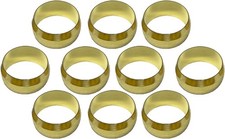 Brass Compression Fitting Ferrule Sleeve Tube Fitting - 5/8" Tube OD -ACR