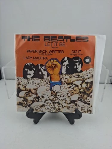 The Beatles LET IT BE/DIG IT/PAPER BACK WRITER/LADY MADONA EP- Pic Sleeve MEXICO
