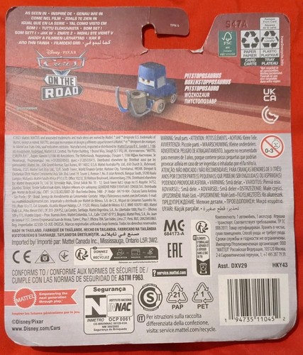 Disney Pixar Cars - On The Road Series - 1:55 Scale Metal Pitstoposaurus NEW - Picture 2 of 2