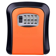 Black Key Safe: Weatherproof, Secure Spare Key Storage