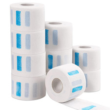 10 Rolls Disposable Barber Neck Strips 1000 Count Stretch Paper 2.6x13