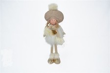 Bambola Decorativa Natale Natalizia in Stoffa 44 cm