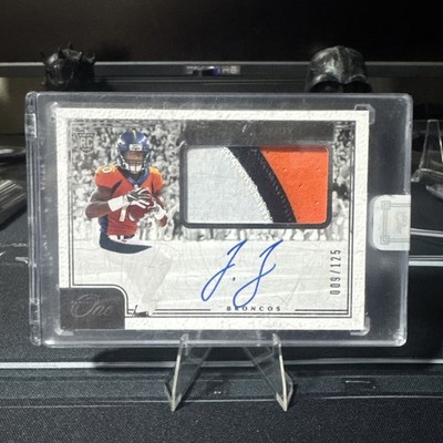 2020 Panini One - Rookie Patch Autographs Jerry Jeudy /125 (AU