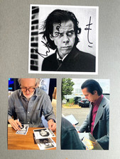 NICK CAVE & ANTON CORBIJN In-person signed Ku...
