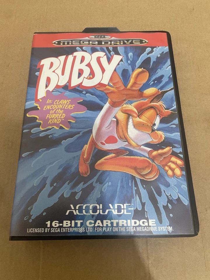 Sega Megadrive Busby Boxed Complete Tested Pal Version Fast Despatch Next Day - Image 2 of 4