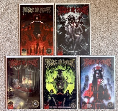 Cradle Of Filth #1-5 (Opus Comics 2022) Complete 5 Issue Set  Very Rare 