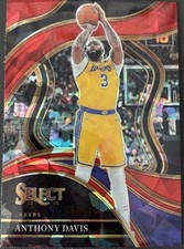 2023-24 Panini Select RED Wave Anthony Davis #220 LA Lakers Card! A39