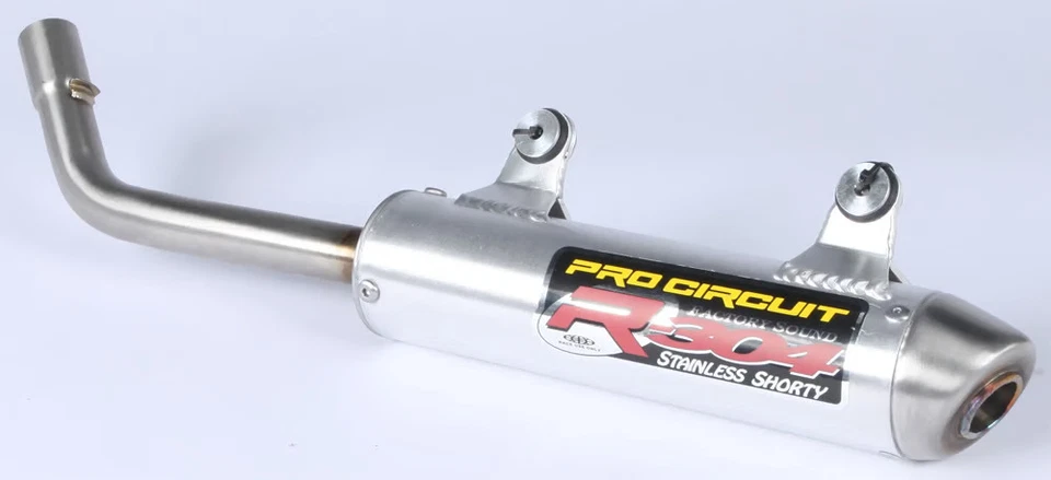Pro Circuit R-304 Shorty Silencer (Stainless/Aluminum/Stainless) 1151725 - Image 2 of 4